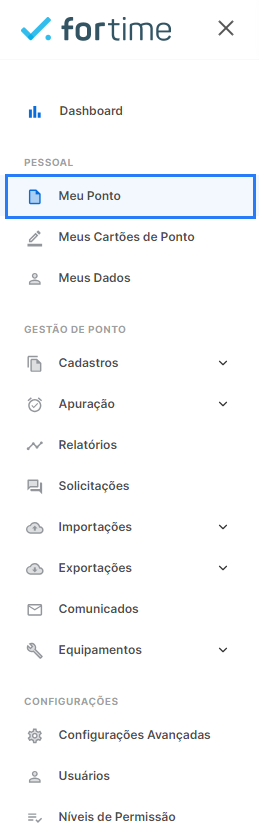 I1860 - Meu ponto - menu