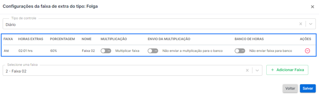 I1905 - Caixa suspensa - bloco com as informações da faixa.