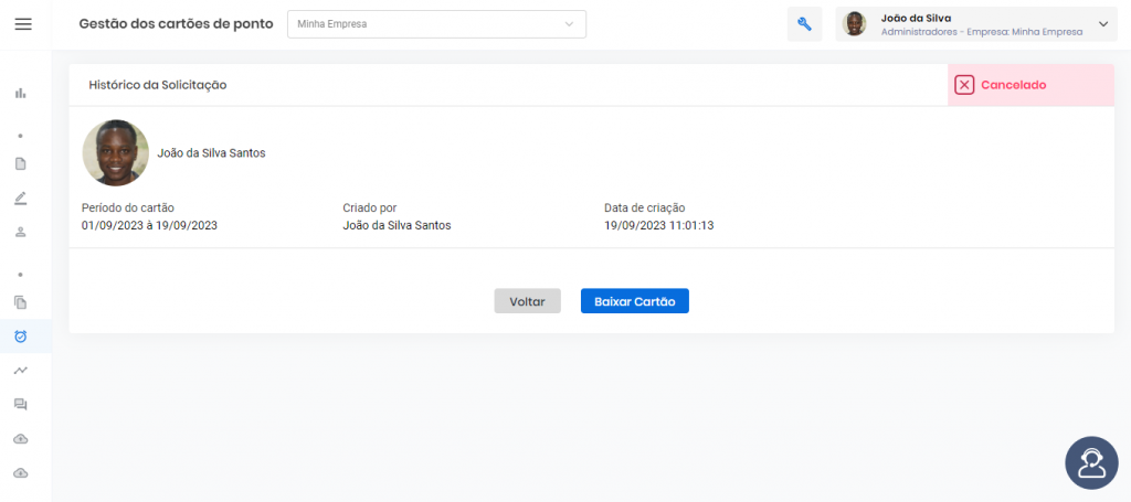 I2601 - Histório da Solicitação