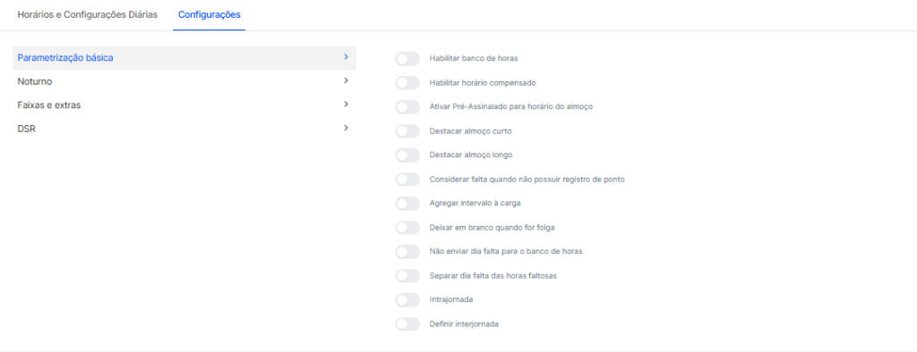 I2729 - Aba configurações