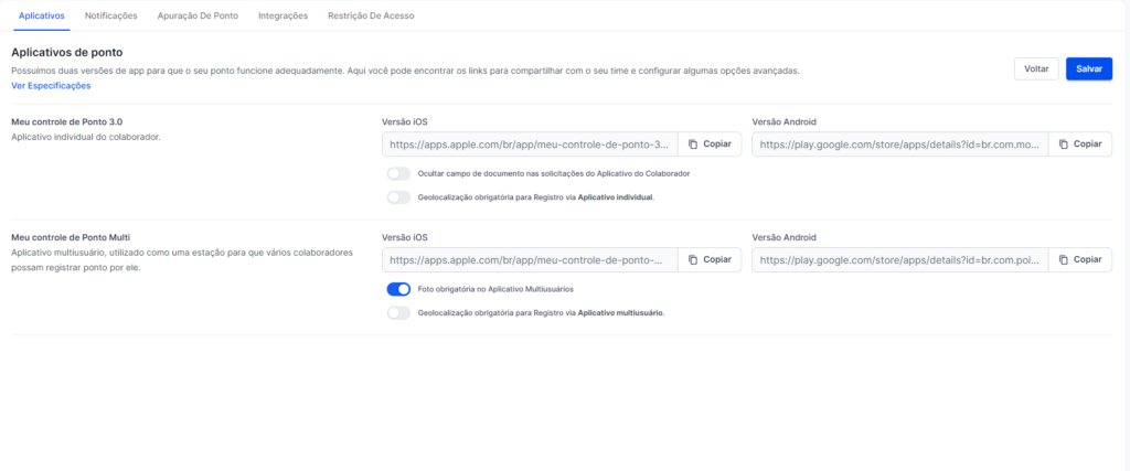 I2677 - Configurações Avançadas - Aplicativos