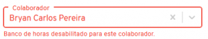 I1278 - Banco de horas desabilitado