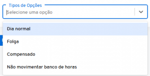 I1496 - Tipo de opções