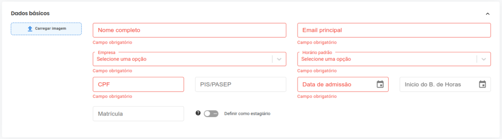 I1989 - Dados básicos obrigatórios