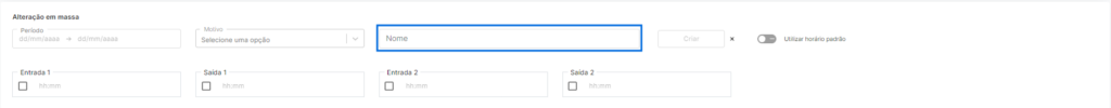 I2293 - Campo Motivo - + Novo motivo - nome