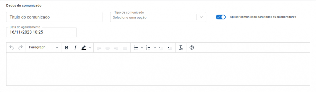I715 - Flag Aplicar comunicado para todos os colaboradores - habilitada