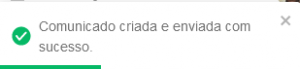 I724 - Notificação Comunicado Criado com sucesso