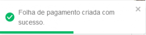 I934 - Notificação folha de pagamento criada com sucesso